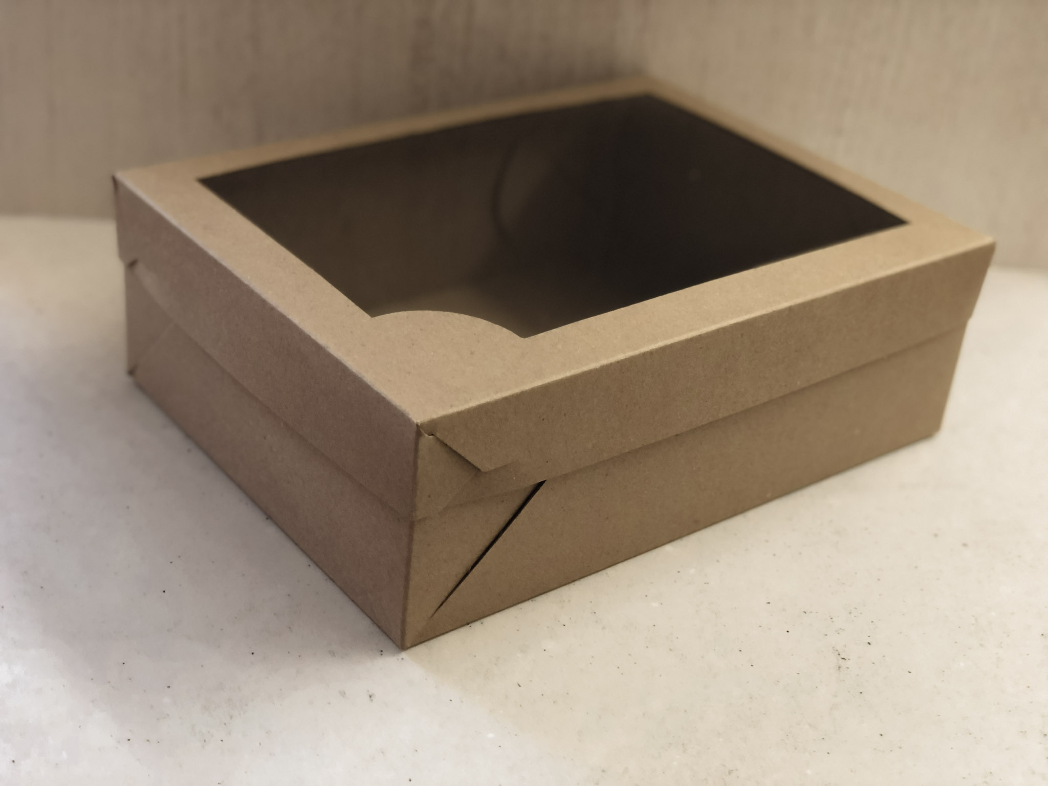 Caja Para Torta/Desayuno Apilable (Con Visor) – 24x24x12 – Sweet